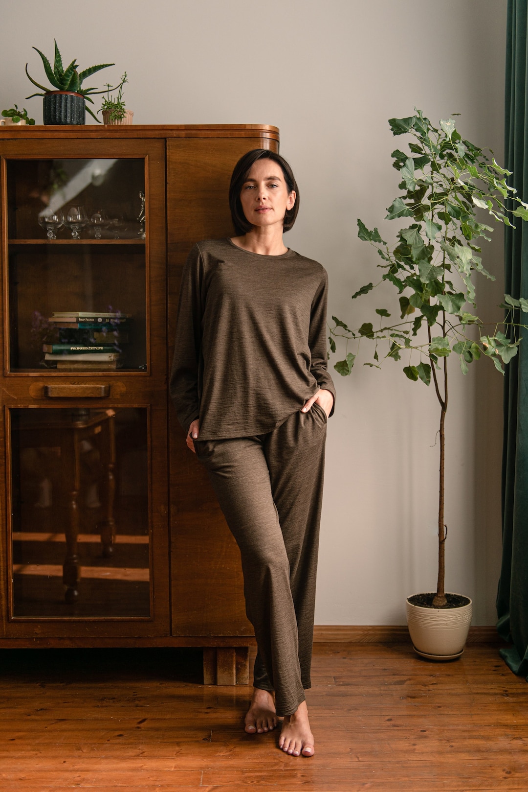 100 Merino Wool Pajamas Organic Sleepwear Luxury Winter Pajamas Women