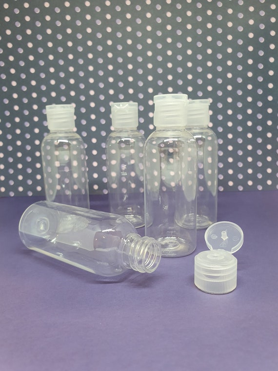 Plastic Fliptop Bottles 50ml Pack of 5 Etsy Australia