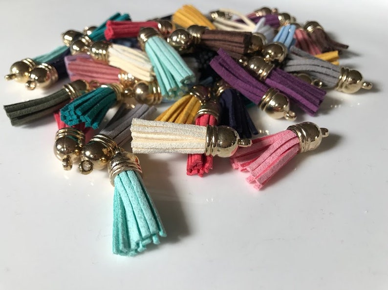 Faux Leather Tassels Etsy