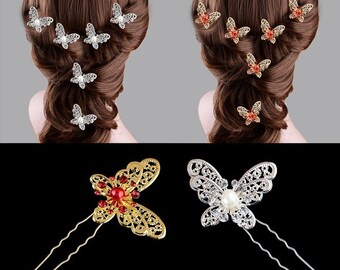Butterfly Hairpin - pack of 2