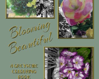 Blooming Beautiful | 30 Greyscale Flower Photos | Floral Printables to Colour | Greyscale Photos to Colour