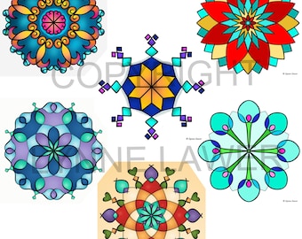 Super Simple Mandalas 2 – FULL SET of 30 Easy Colouring Pages | Mandala Printables