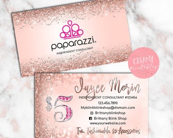 paparazzi business cards etsy