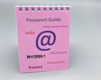 Passwort-Guide, Passwort-Reminder-Buch