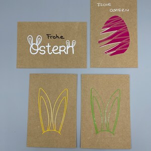 4er Set Postkarten-DIN A6 - OSTERN