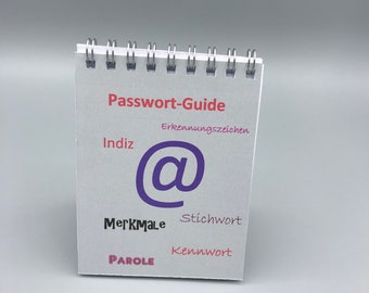 Passwort-Guide, Passwort-Reminder-Buch