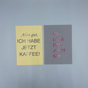 2er Set Postkarten-DIN A6 - SPRÜCHE
