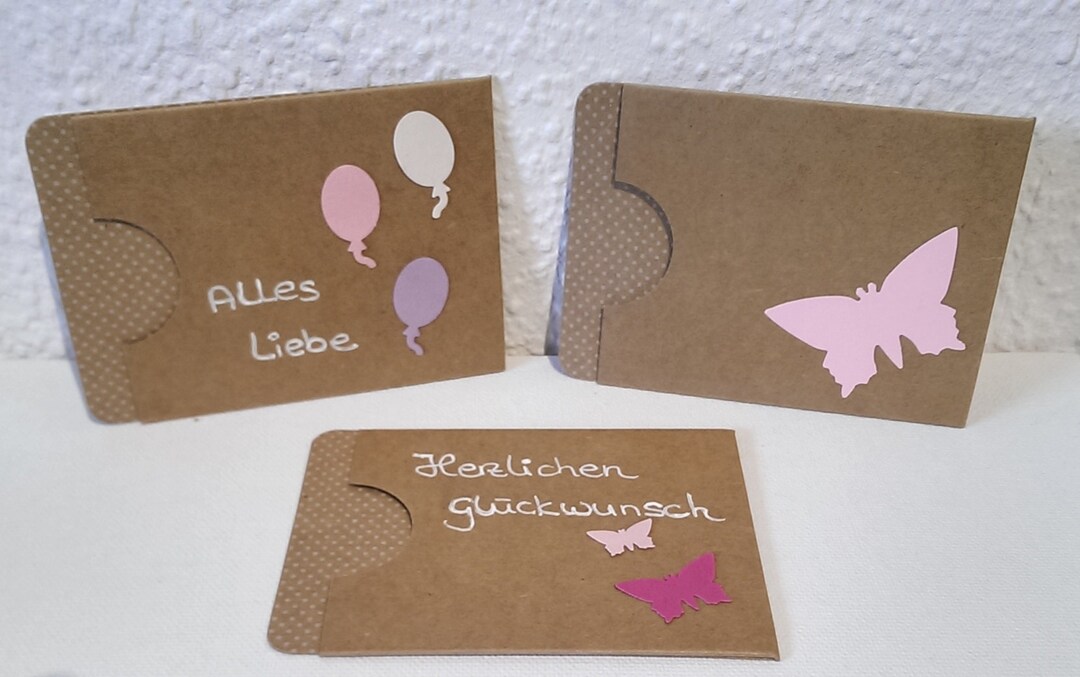 Set of 3 Voucher Covers Packaging Etsy
