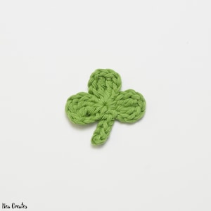 Clover Appliqué Crochet Pattern Clover Crochet Pattern Four Leaf Clover Crochet Pattern Appliqué Crochet Pattern PDF Download image 4