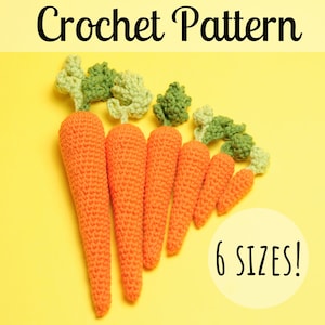 Perfect Crochet Carrot Pattern Crochet Carrot Pattern Amigurumi Carrot Pattern PDF Download image 1