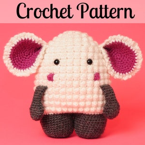 Hugo l'agnello - Schema per agnello all'uncinetto - Schema per agnello Amigurumi - Scarica PDF