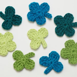 Clover Appliqué Crochet Pattern Clover Crochet Pattern Four Leaf Clover Crochet Pattern Appliqué Crochet Pattern PDF Download image 5