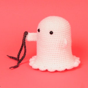 Boo the Ghost Crochet Ghost Pattern Amigurumi Ghost Pattern PDF Download image 2