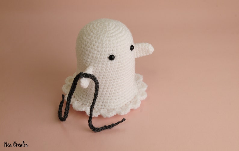 Boo the Ghost Crochet Ghost Pattern Amigurumi Ghost Pattern PDF Download image 6