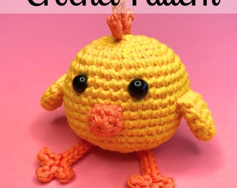 Charlie the Chick Crochet Pattern - Chick Crochet Pattern - Chick Amigurumi Pattern - Easter Crochet Pattern - PDF Download