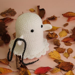 Boo the Ghost Crochet Ghost Pattern Amigurumi Ghost Pattern PDF Download image 7