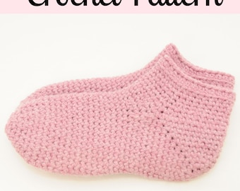 Bulky Crochet Socks - Crochet Socks Pattern - PDF Download