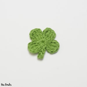 Clover Appliqué Crochet Pattern Clover Crochet Pattern Four Leaf Clover Crochet Pattern Appliqué Crochet Pattern PDF Download image 3