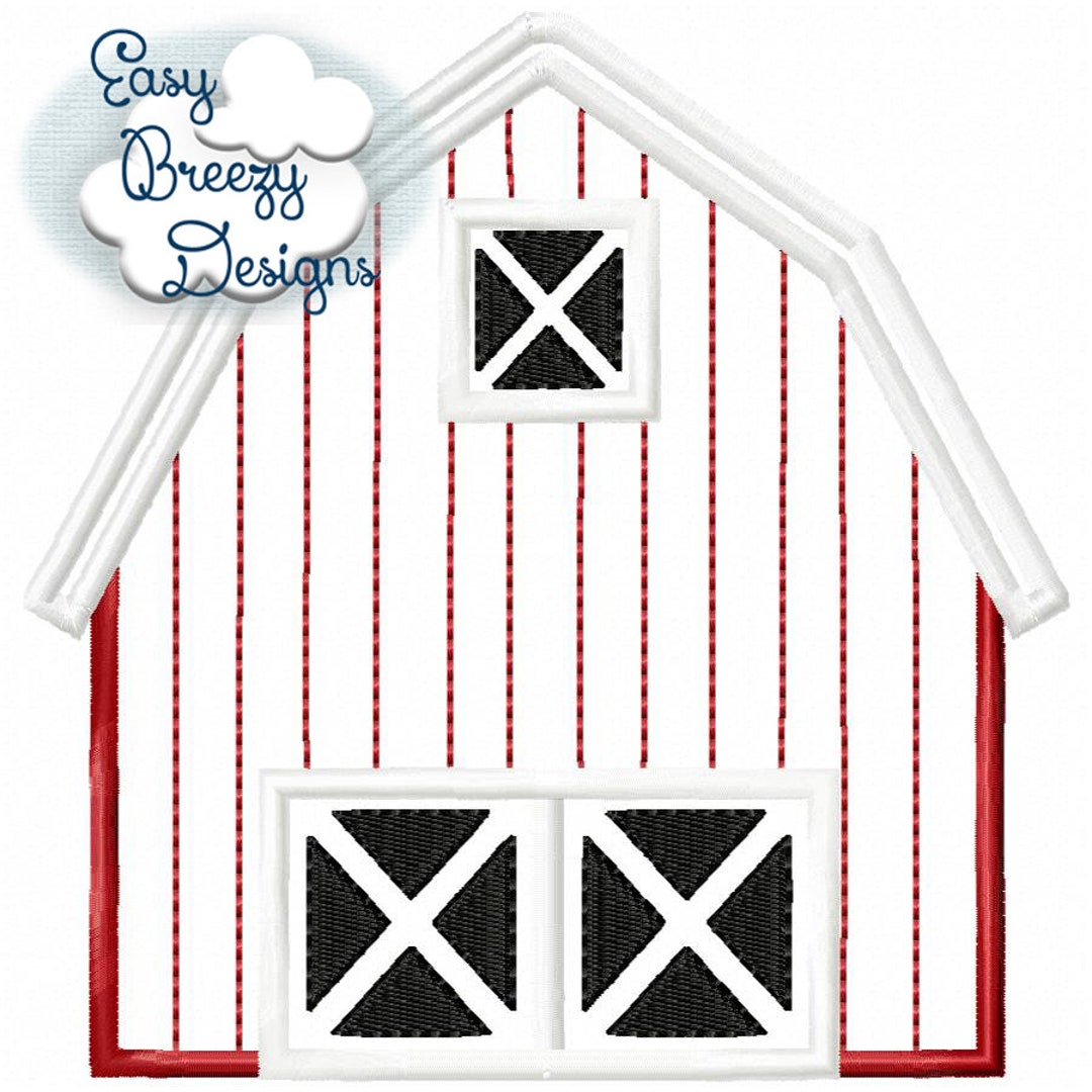 Barnyard Embroidery, Barn Applique, Farm Life, Harvest Applique ...