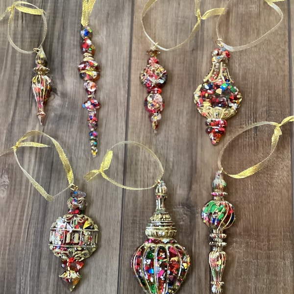 Vintage Style Tree Ornaments Etsy