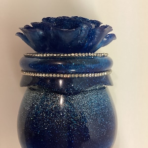 Handmade jewelry jar, stash container
