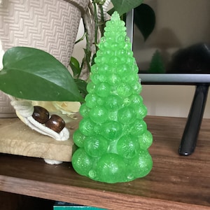 Bubble Christmas tree with lights