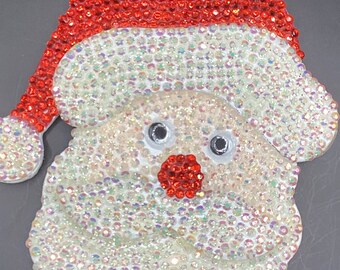 Bedazzled Santa Claus Ornament