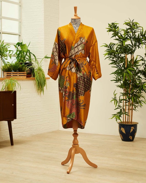 Luxury Silk Robe | Rococo Revival Dressing Gown | SoffiaB