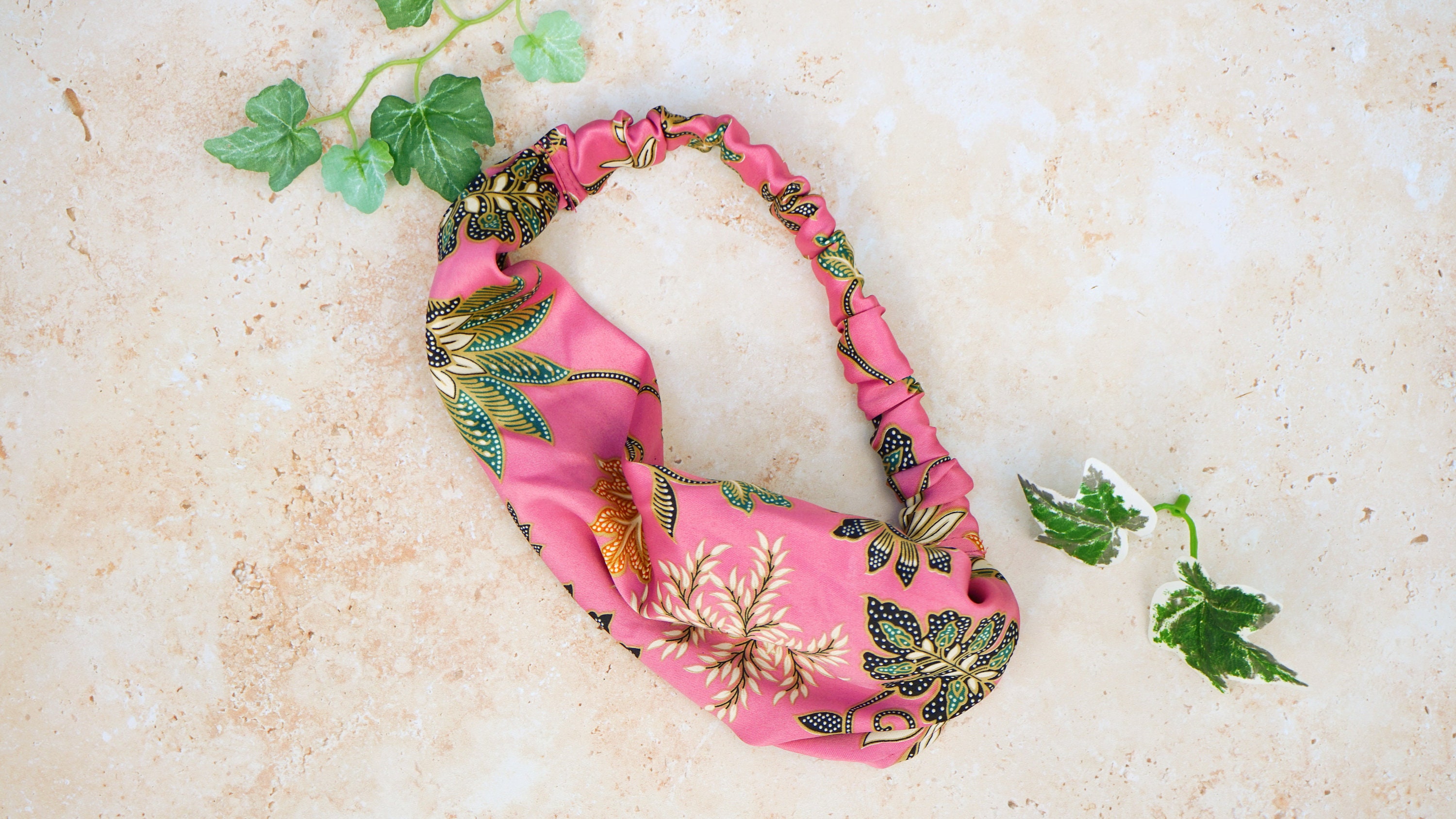 Indonesian Silk Headband Handmade Hair Scarf Vintage Hair - Etsy Israel Indonesian Silk Headband Handmade Hair Scarf Vintage Hair - Etsy Israel
