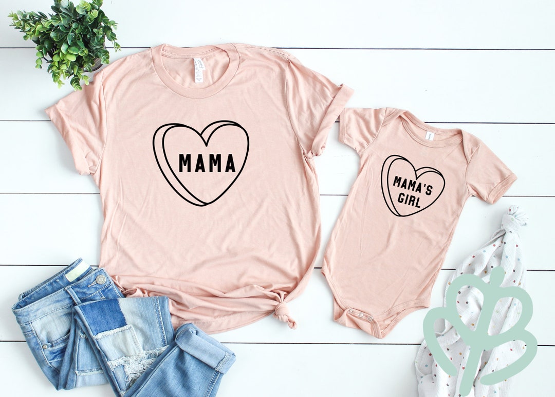 Mama and Mama's Girl Shirts Matching Shirts Mother and - Etsy
