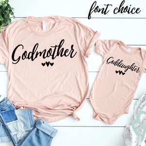 godmother shirts for baby shower