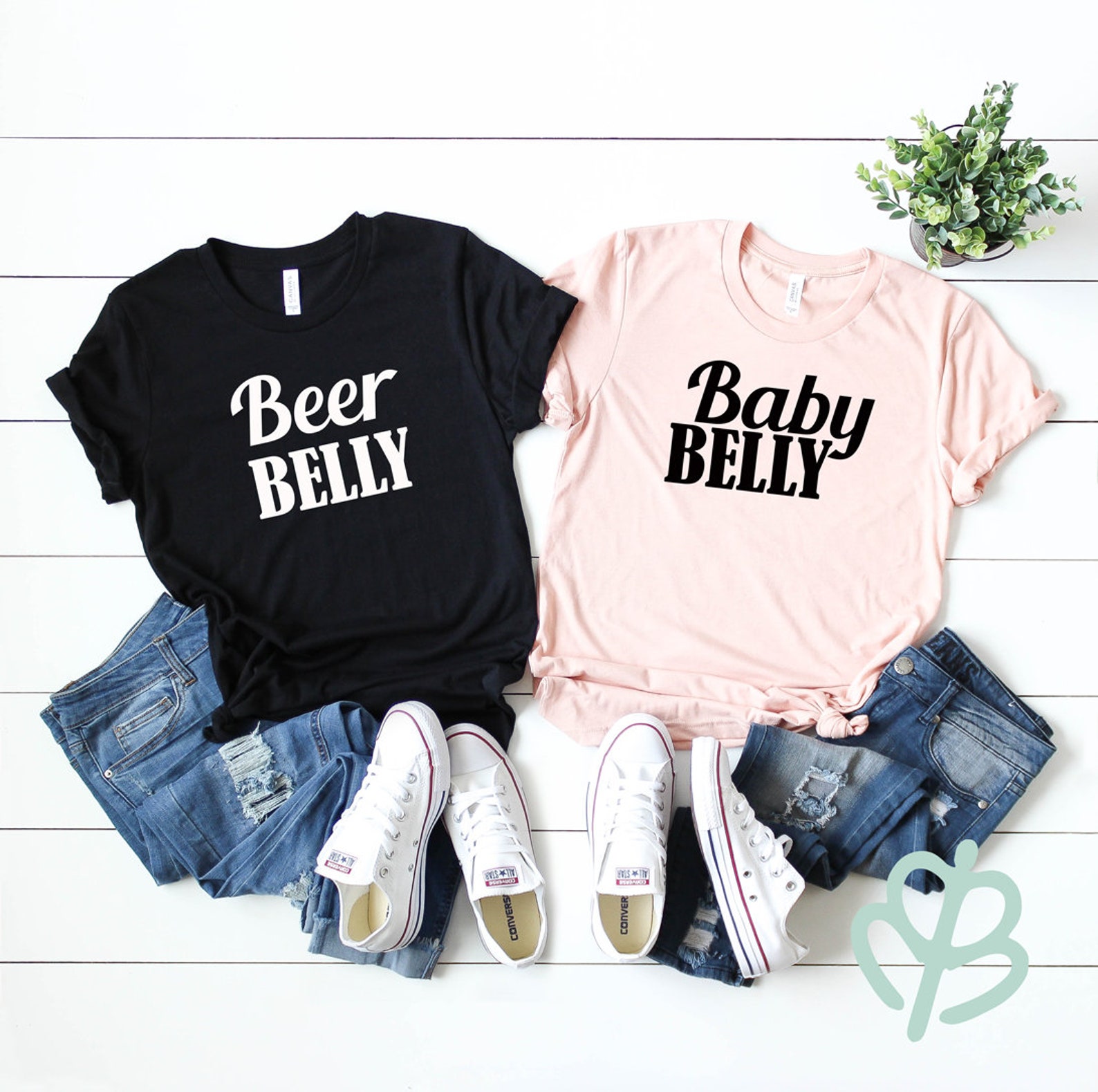 Beer Belly Baby Belly Pregnancy Announcement Funny Etsy