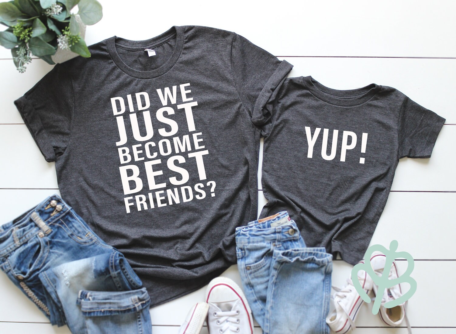 Did we just best friends shirts Matching mom and baby Etsy