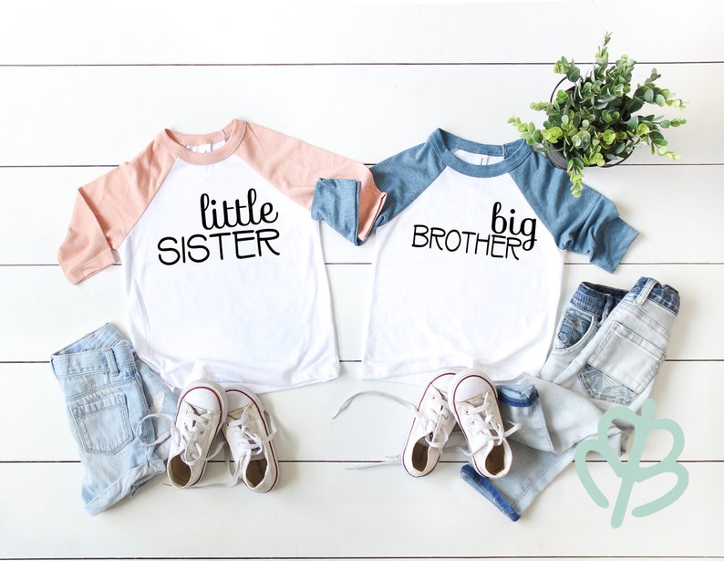 Little Sister Big Brother Shirt Sibling Shirts Brother Etsy