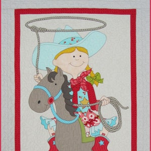 Amy Bradley Designs Little Cowgirl & Cowboy Quilt Pattern image 2