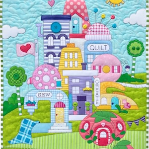 Quilt Town Wallhanging Pattern