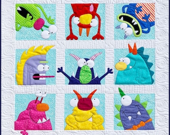 Monsters Quilt Pattern