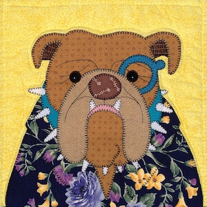 Winston Pattern, Block 7 of Dazzling Dogs Quilt