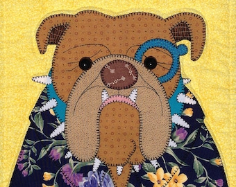 Winston Pattern, Block 7 of Dazzling Dogs Quilt