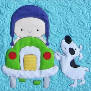 Baby Car Block Pattern