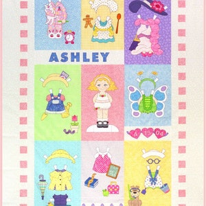 Sugar & Spice Paper Doll Quilt Pattern
