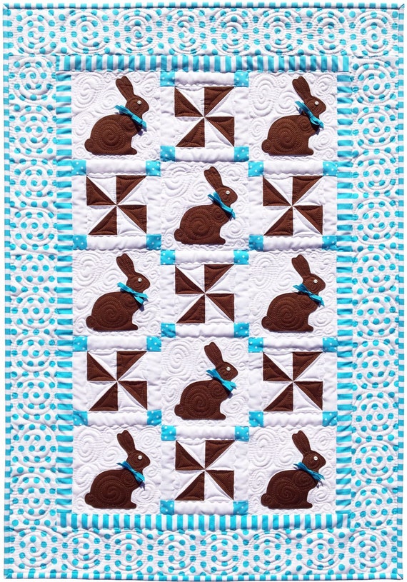Chocolate Bunnies Quilt Pattern Etsy