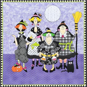 Four Witches Wallhanging Pattern