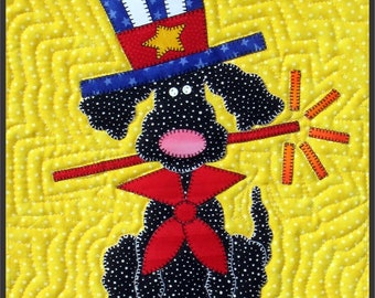 Fourth of July Mini Wall Hanging Pattern