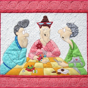Stich ein wenig, rede viel Quilt Anleitung
