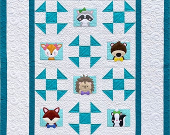 Woodland Animals Quilt Pattern
