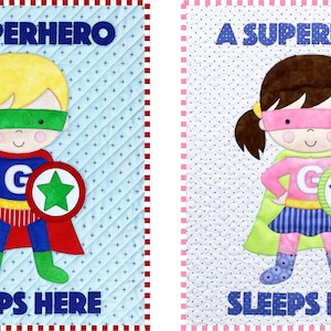 Superhero Mini Quilt Pattern