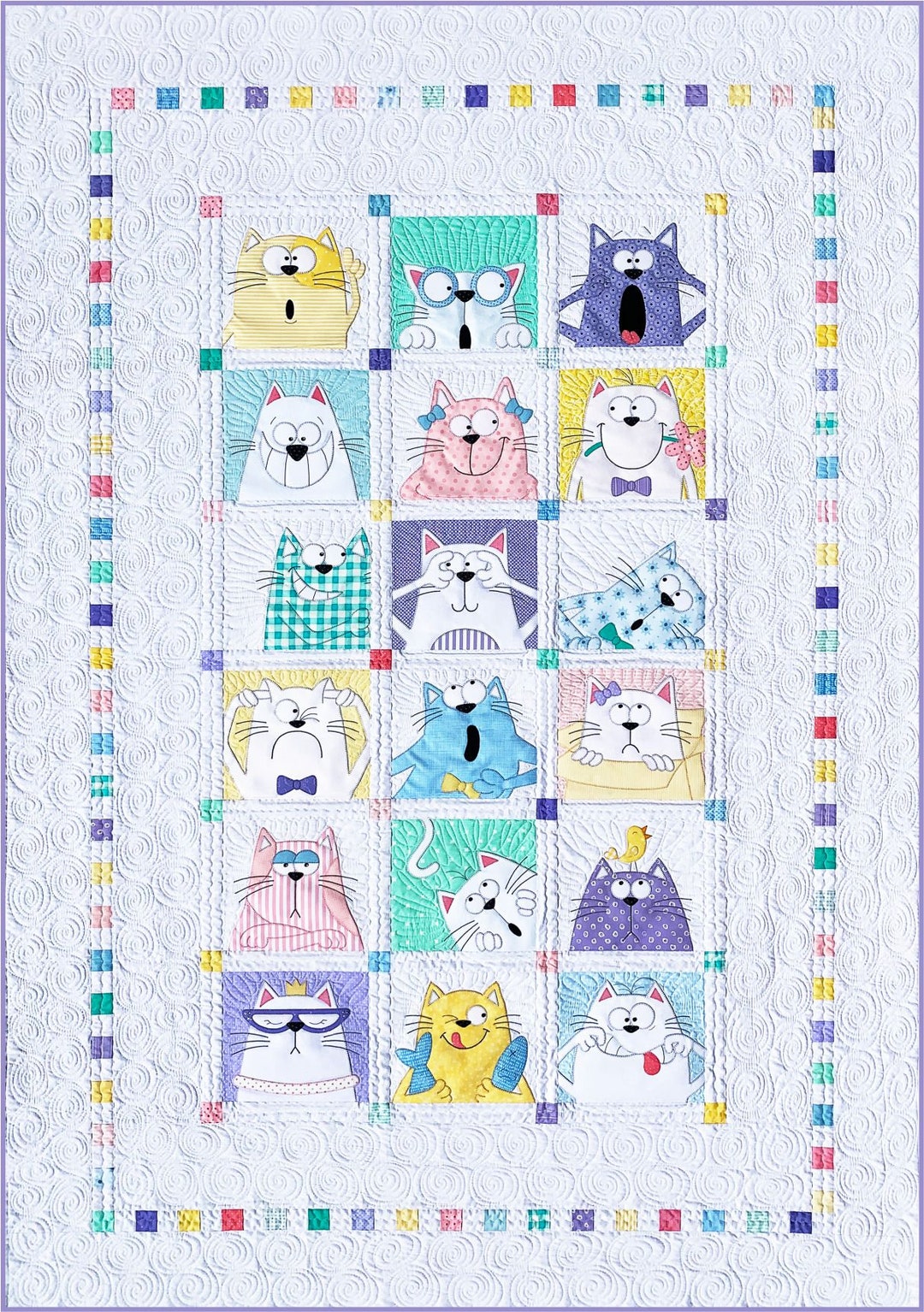 Cats Quilt Pattern - Etsy