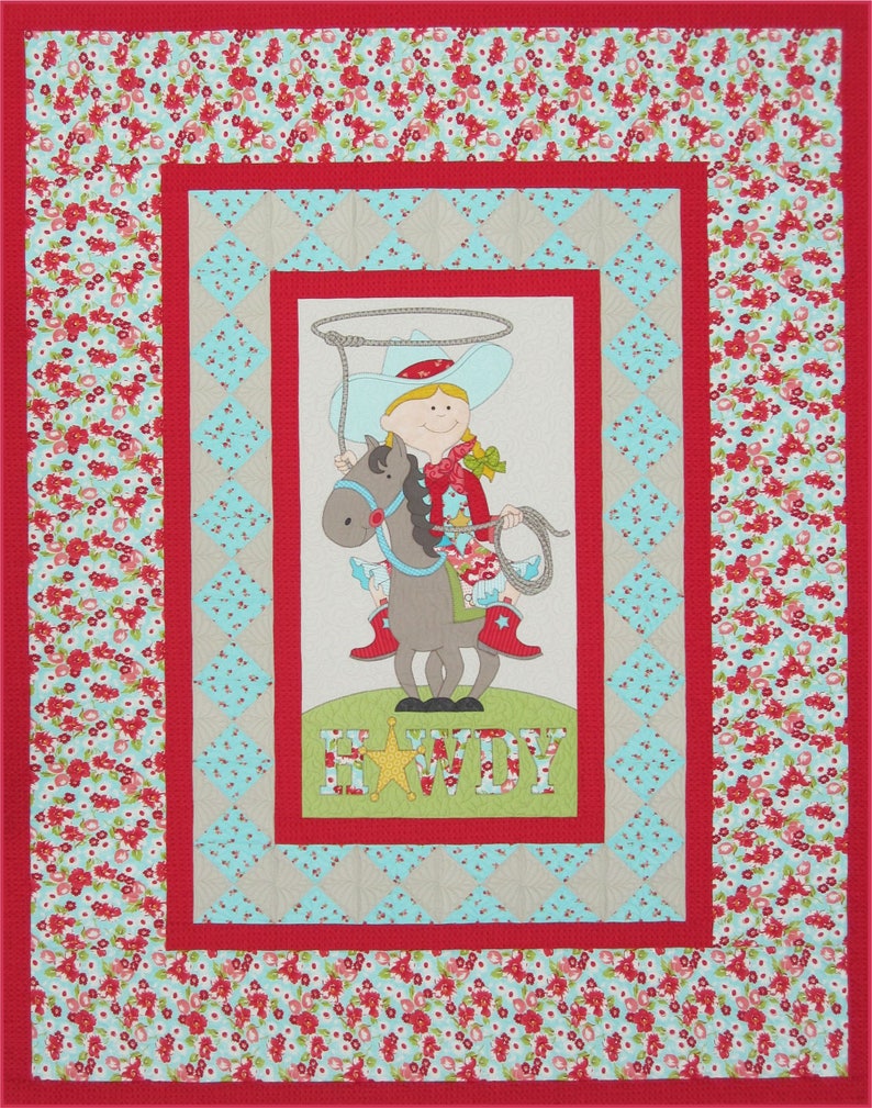 Amy Bradley Designs Little Cowgirl & Cowboy Quilt Pattern image 3