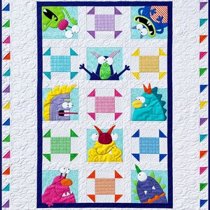 Monsters Quilt Pattern image 2